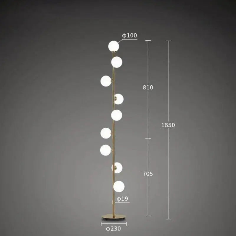 Lampadaire Moderne Design Métal