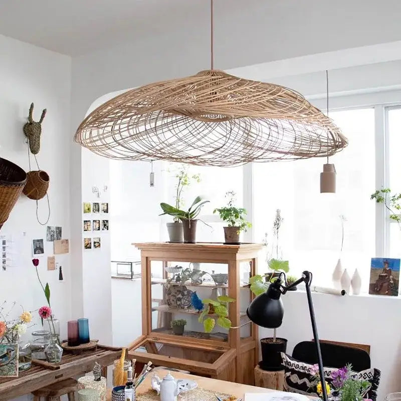 Suspension Moderne Design Bois