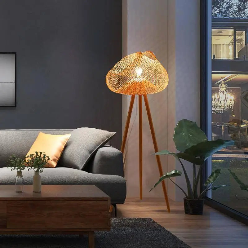 Lampadaire Moderne Design Bois