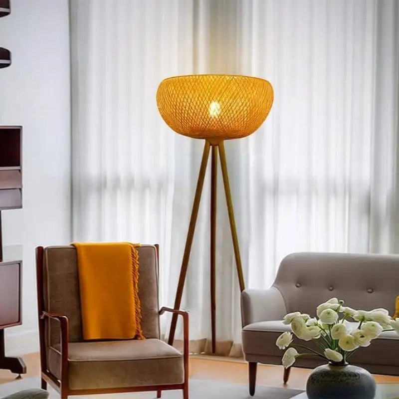 Lampadaire Moderne Design Bois