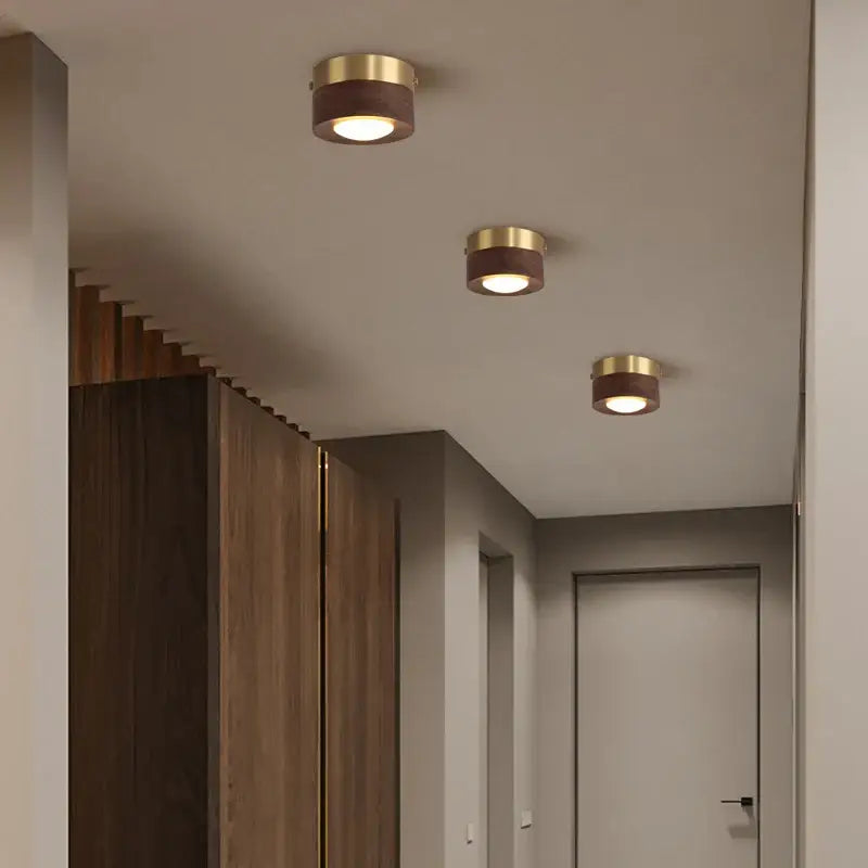 Plafonnier Moderne Design Bois