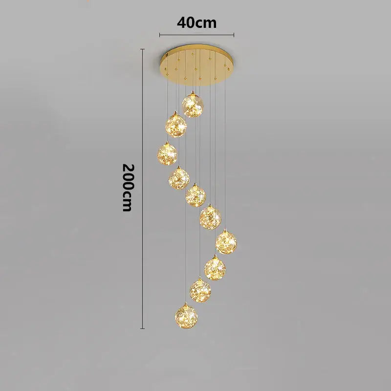 Lustre Moderne Design Métal