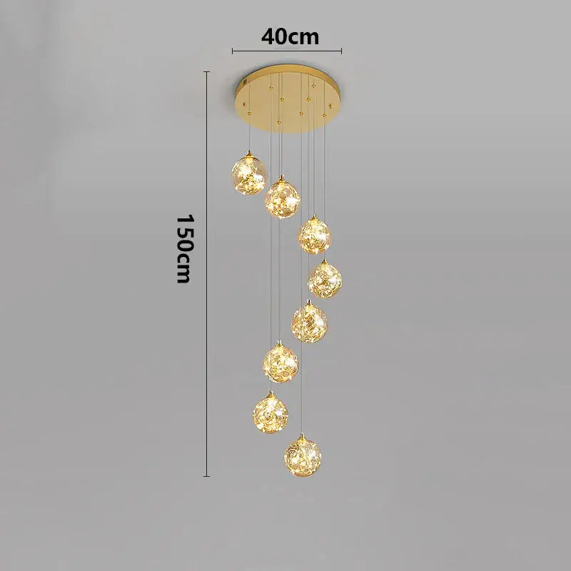 Lustre Moderne Design Métal