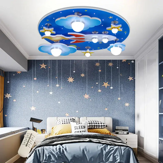 Plafonnier Moderne Design Bois