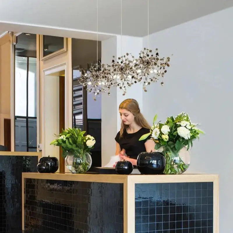 Lustre Moderne Design Métal