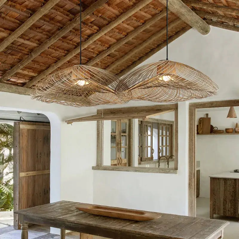 Suspension Moderne Design Bois