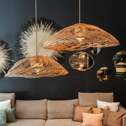 Suspension Moderne Design Bois