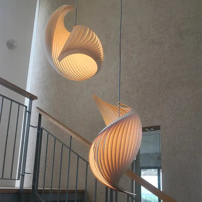 Suspension Moderne Design Bois