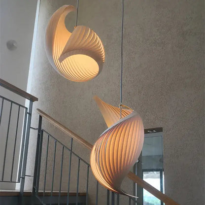 Suspension Moderne Design Bois