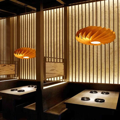 Suspension Moderne Design Bois