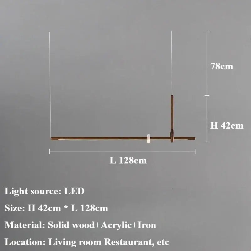 Suspension Moderne Design Bois