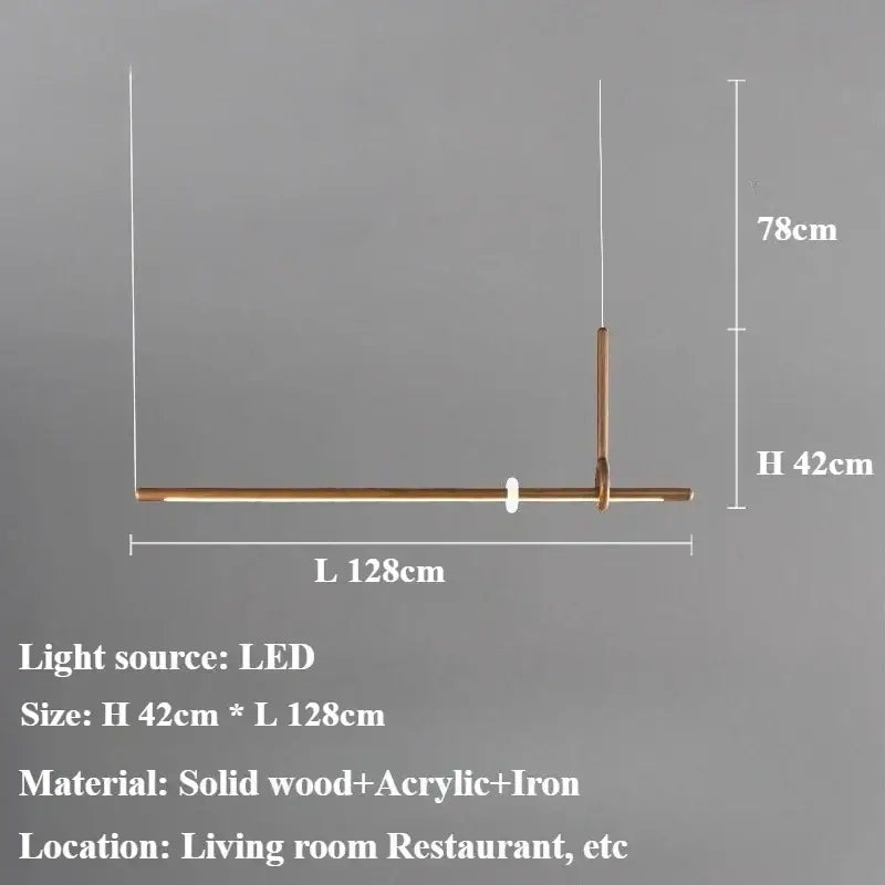 Suspension Moderne Design Bois
