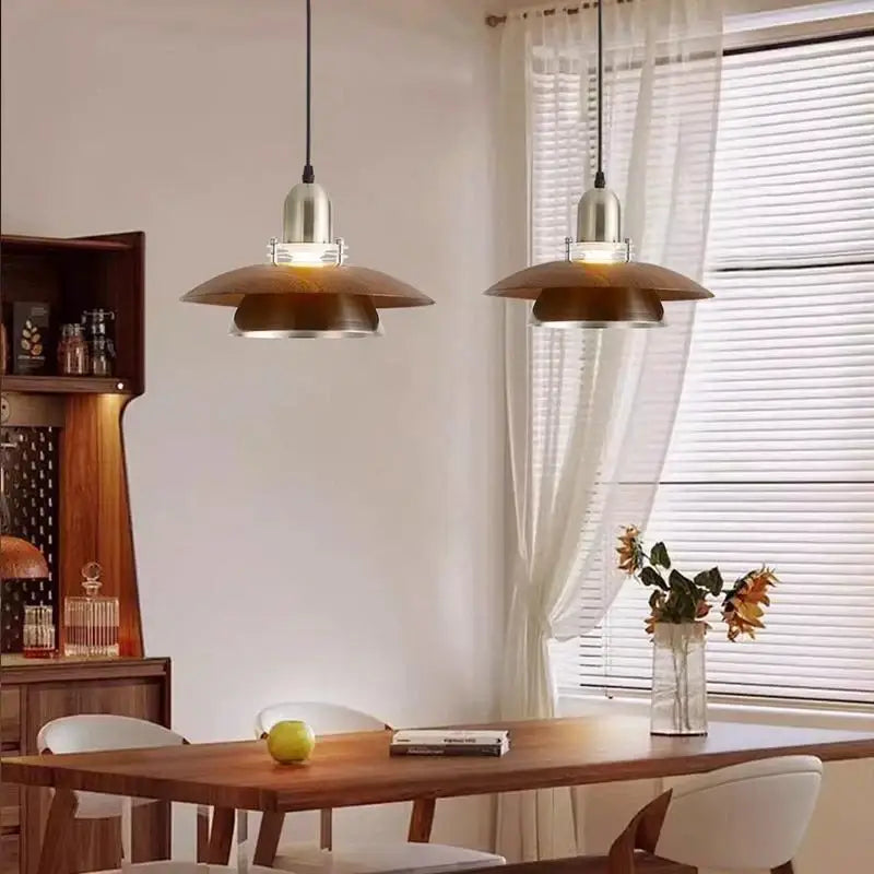 Suspension Moderne Design Bois