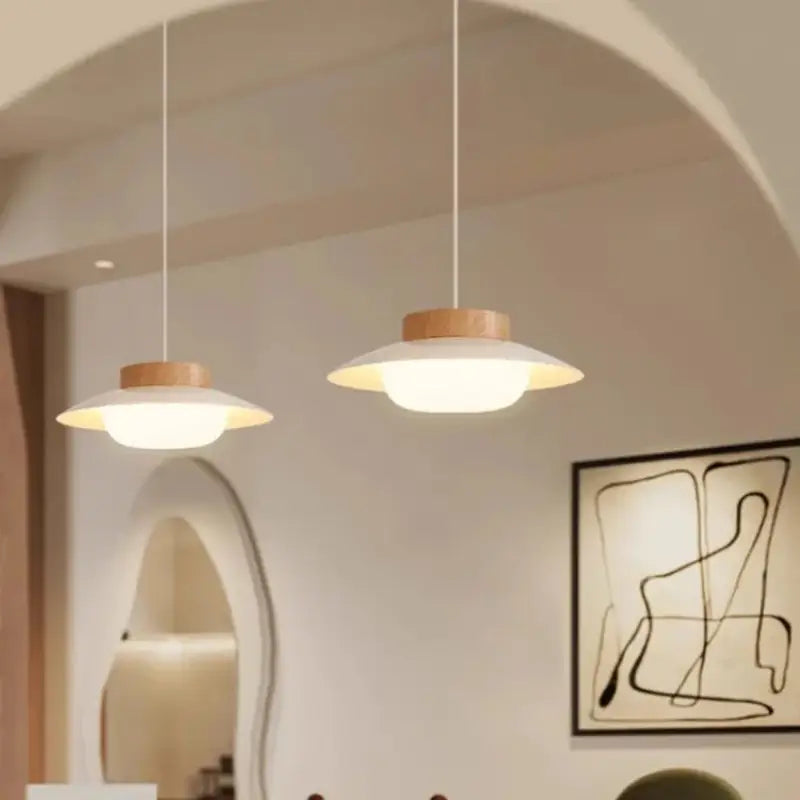 Suspension Moderne Design Bois