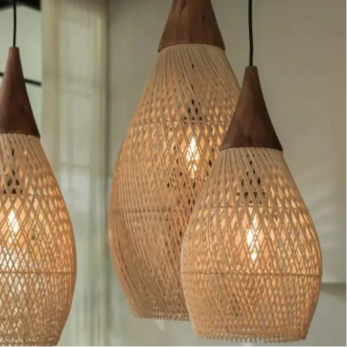 Suspension Moderne Design Bois