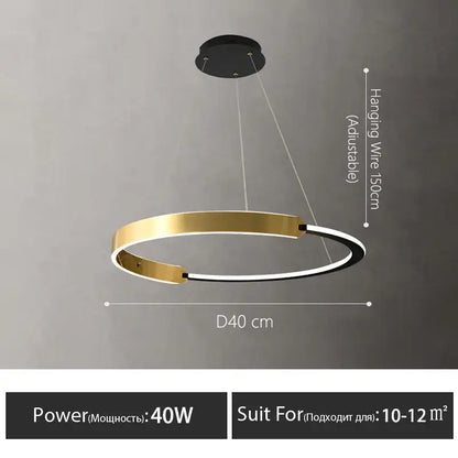 Suspension Moderne Design Métal