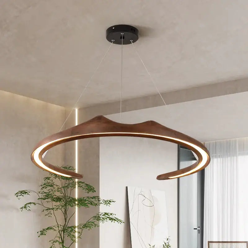 Suspension Moderne Design Bois