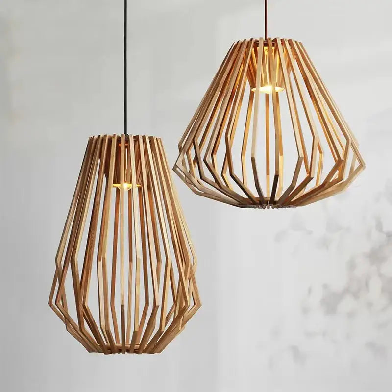 Suspension Moderne Design Bois