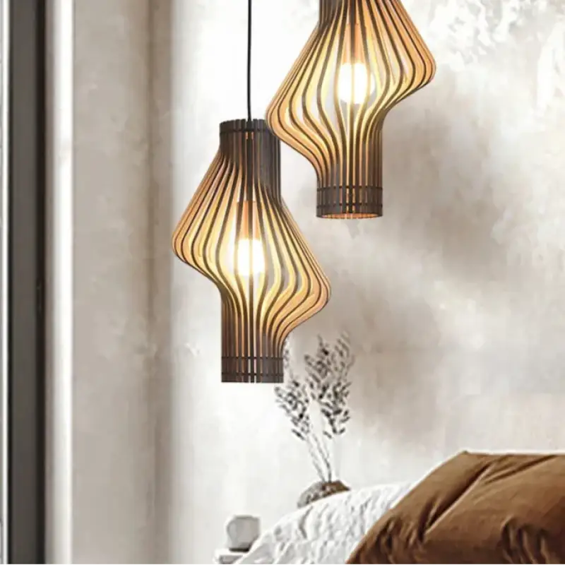 Suspension Moderne Design Bois