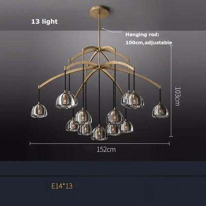 Lustre Moderne Design Métal