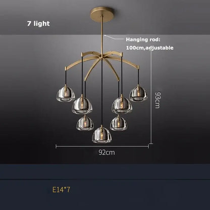 Lustre Moderne Design Métal