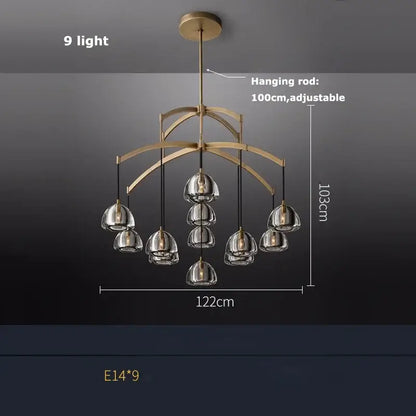 Lustre Moderne Design Métal