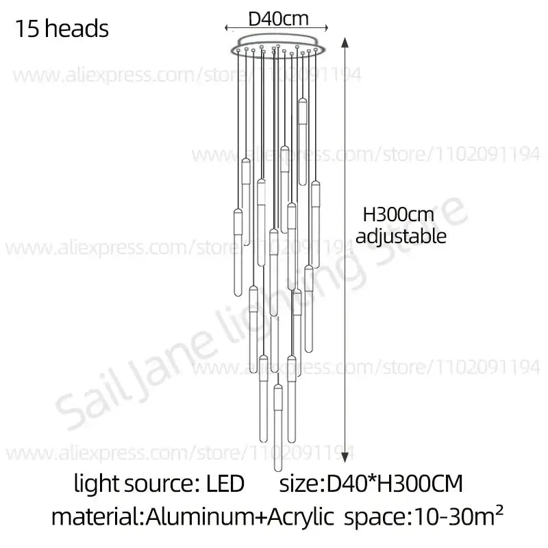 Suspension Moderne Design Art Déco