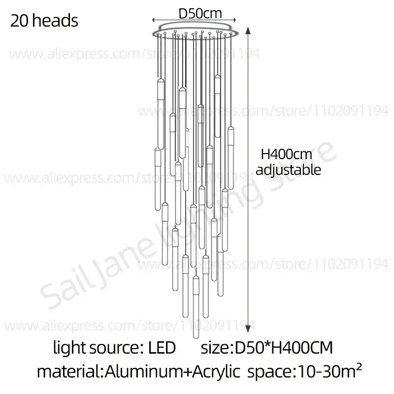 Suspension Moderne Design Art Déco