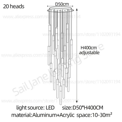Suspension Moderne Design Art Déco