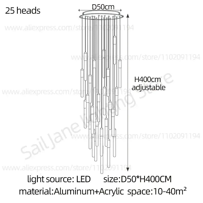 Suspension Moderne Design Art Déco