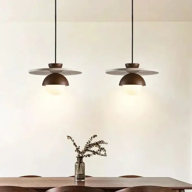 Suspension Moderne Design Bois
