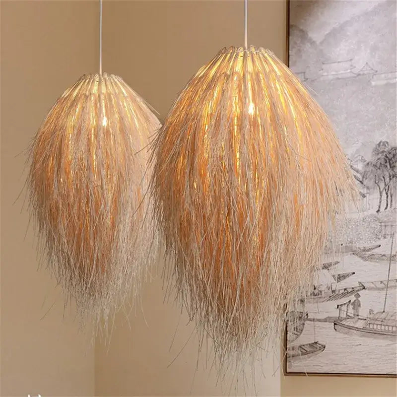 Suspension Moderne Design Bois