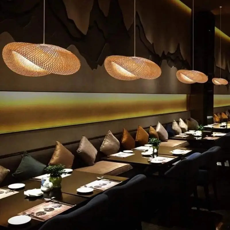 Suspension Moderne Design Bois