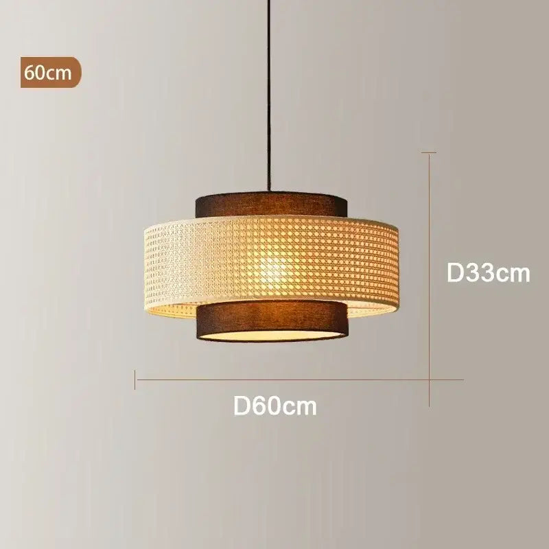 Suspension Moderne Design Bois