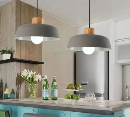 Suspension Moderne Design Bois